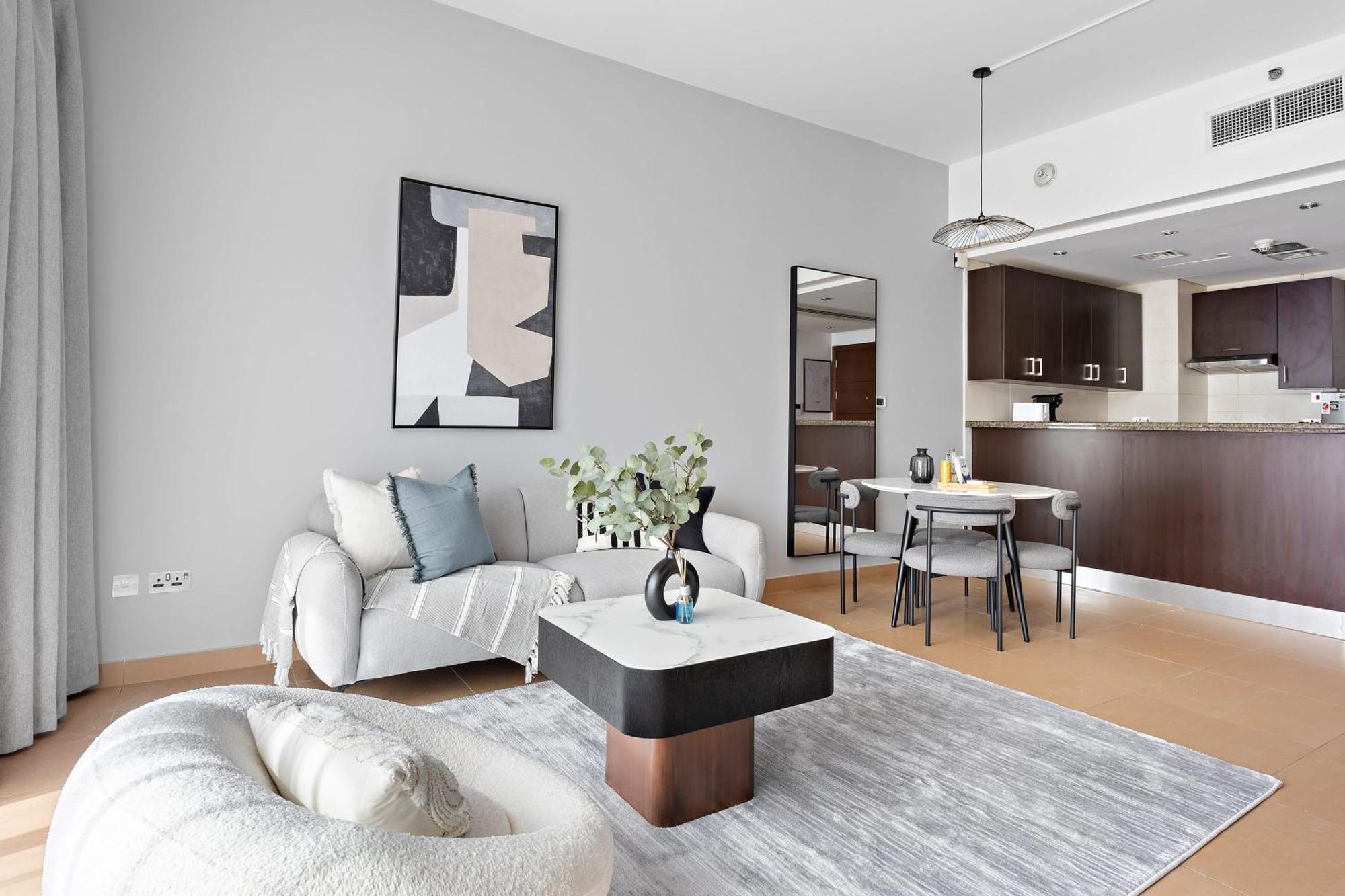 Ferienwohnung Silkhaus Luxurious 1 Bdr Next To Golf Course Abu Dhabi Exterior foto