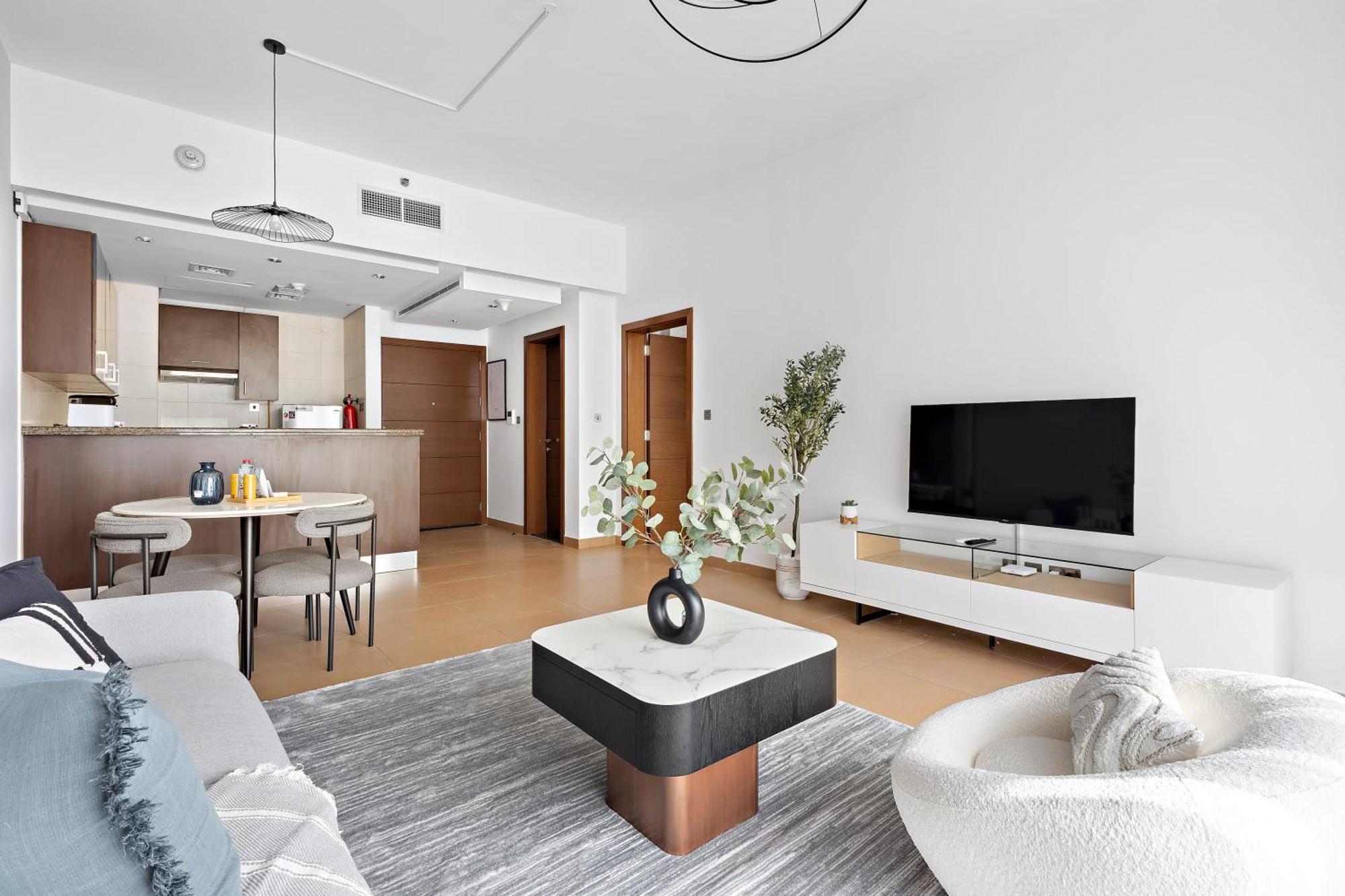 Ferienwohnung Silkhaus Luxurious 1 Bdr Next To Golf Course Abu Dhabi Exterior foto