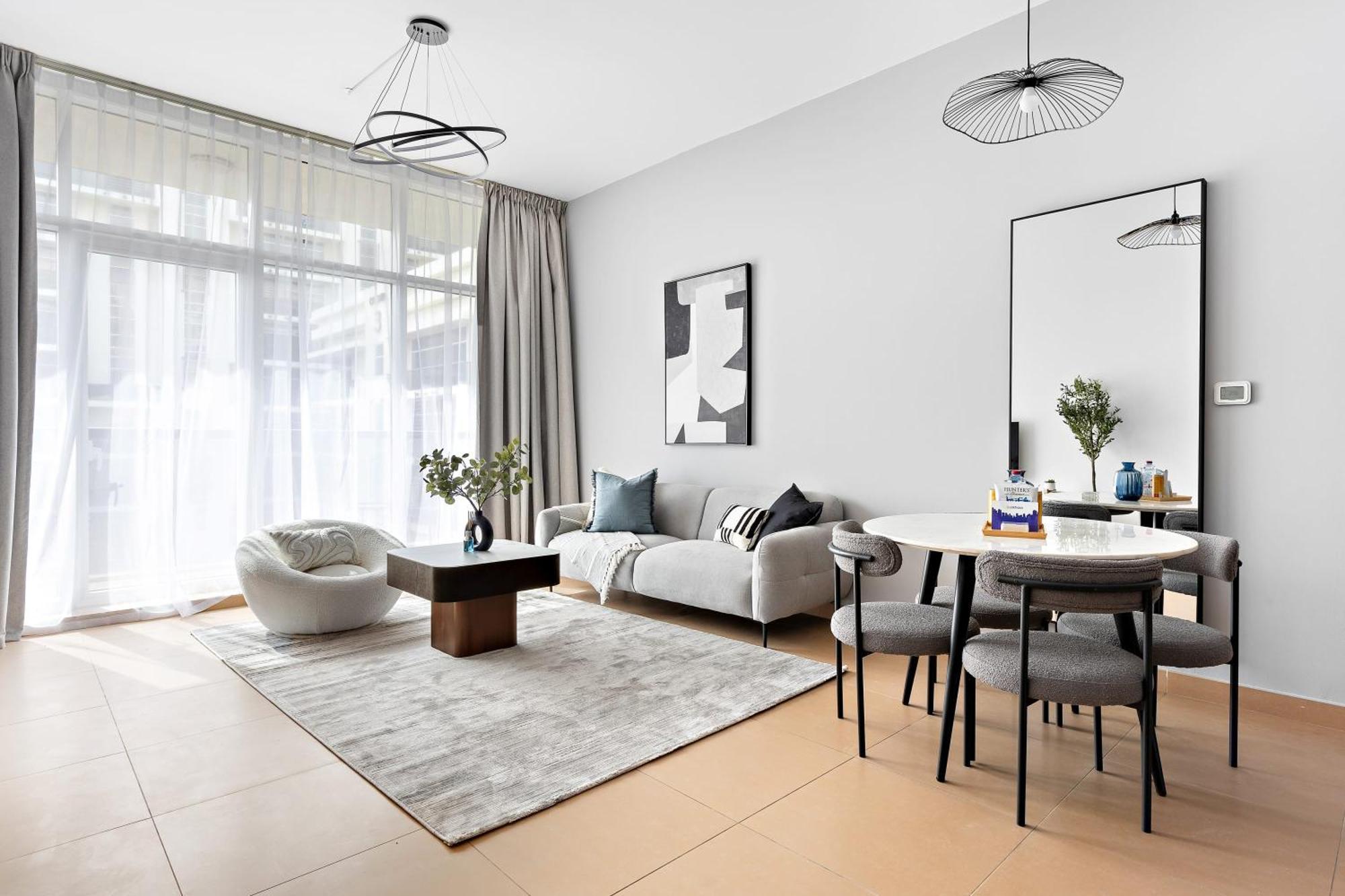 Ferienwohnung Silkhaus Luxurious 1 Bdr Next To Golf Course Abu Dhabi Exterior foto